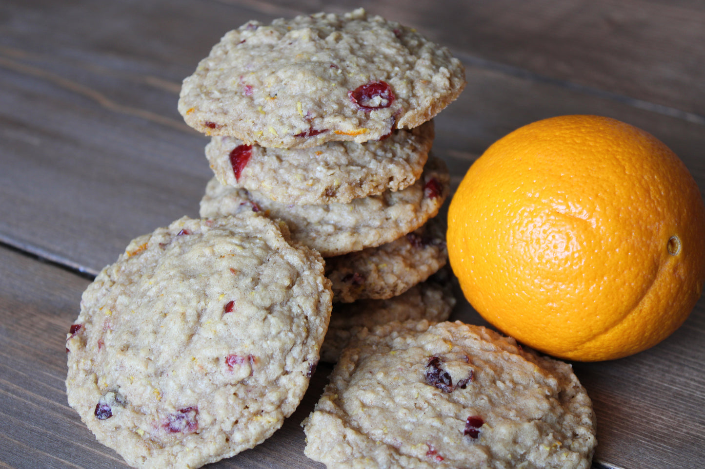 Cran/Orange Oatmeal Cookies