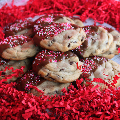 Chocolate Chip Cookies Dipped in chocolate