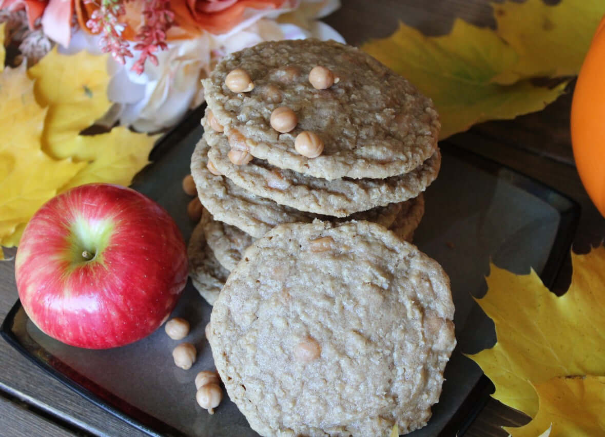 Oatmeal Caramel Apple Cookies