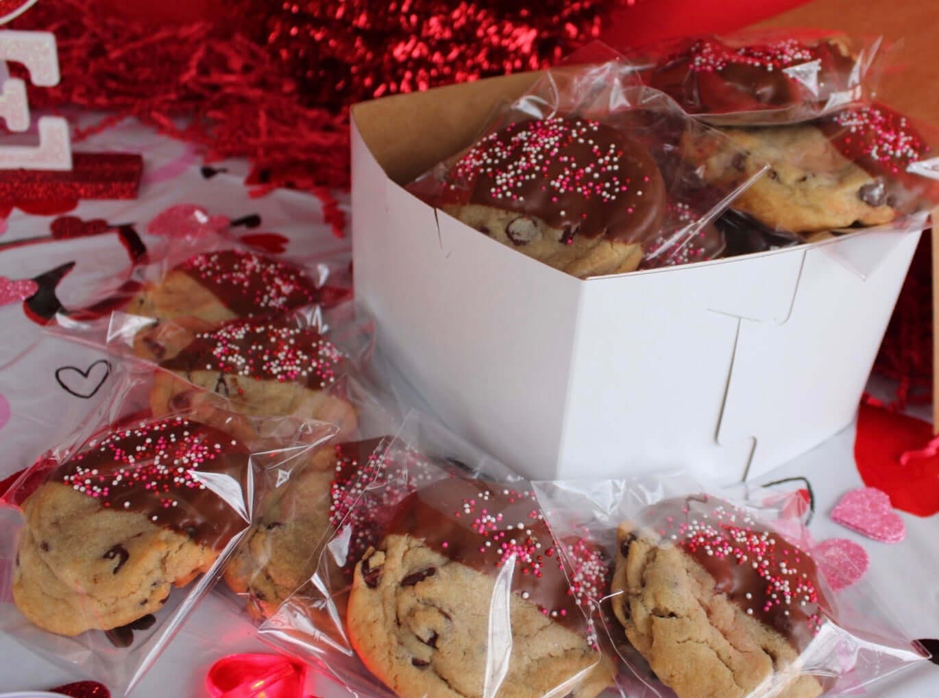 Angie's Chocolate Dipped Chocolate Chip Cookies "Dippers"